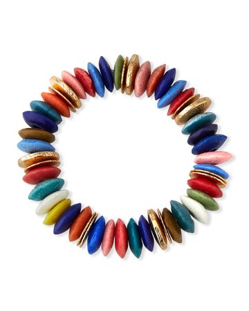 Akola Rainbow Glass Stretch Bracelet | Neiman Marcus