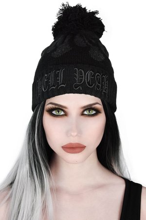 Black Souls Bobble Hat - Shop Now | KILLSTAR.com | KILLSTAR - US Store