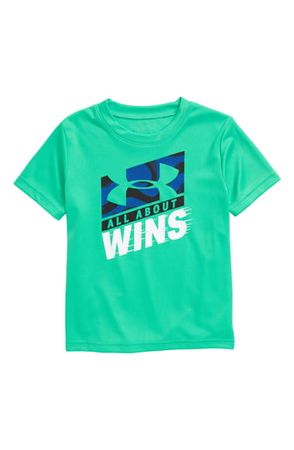 Under Armour All About Wins Graphic Shirt (Little Boy) | Nordstrom