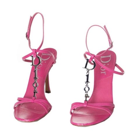 Dior vintage hot pink heels