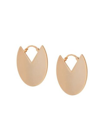 Isabel Marant Disc Earrings BL068400M007B Gold | Farfetch