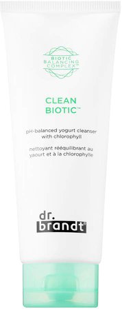 Clean Biotic pH-balanced yogurt cleanser with chlorophyll