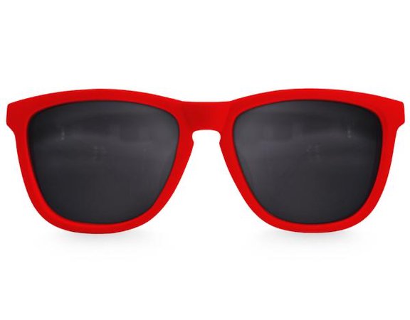 red sun glasses