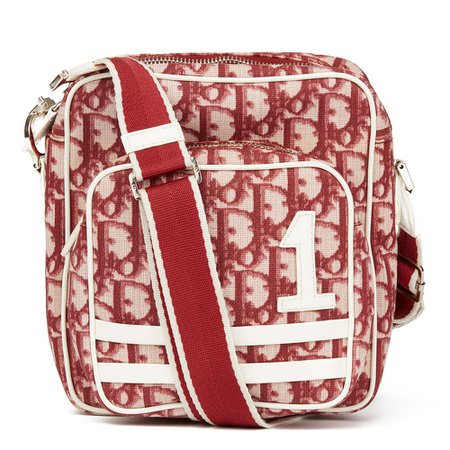 Christian-Dior-Red-Monogram-Coated-Canvas-No1-Crossbody-Bag.jpg (1000×1000)