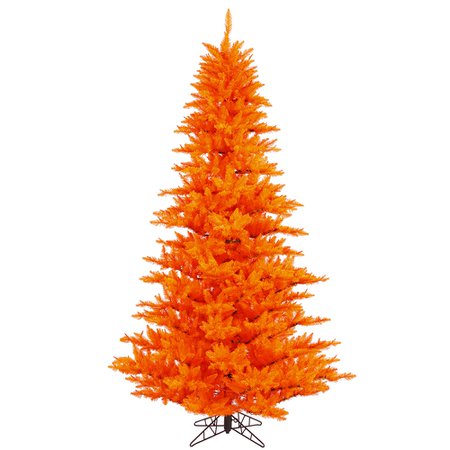 Vickerman 3' Orange Fir Artificial Christmas Tree, Unlit