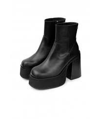 black 70s boots