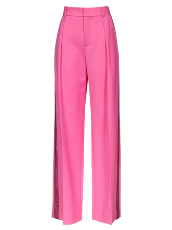 AREA NYC | Chrystal Embellished Trouser Pink (Dei5 edit)
