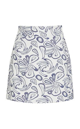 Idalia Jacquard Mini Skirt By Silvia Tcherassi | Moda Operandi