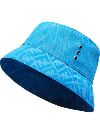 Shop Fendi FF-motif bucket hat with Express Delivery - FARFETCH