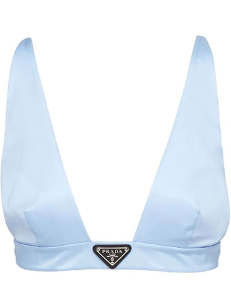 light blue prada bra