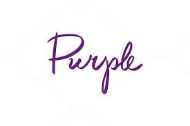 the word purple in purple - Google Search