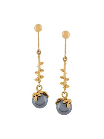 Kasun London Exposed Pearl Drop Earrings - Farfetch