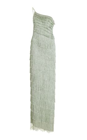 Isidora Fringed Silk-Blend Maxi Dress By Francesca Miranda | Moda Operandi