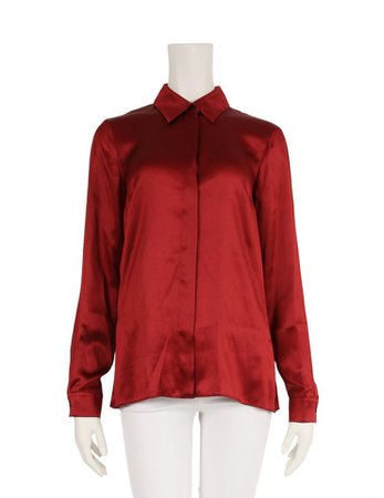 gucci red blouse