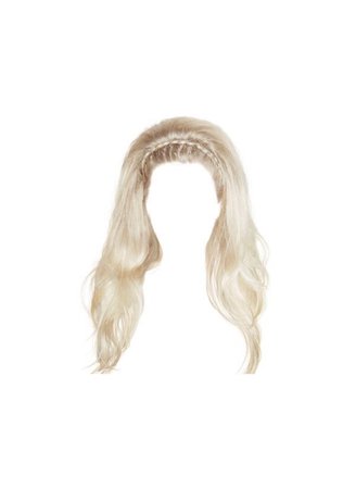 Y2k hair png filler blonde