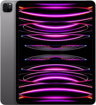 Amazon.com: Apple iPad Pro 12.9-inch (6th Generation): with M2 chip, Liquid Retina XDR Display, 256GB, Wi-Fi 6E, 12MP front/12MP and 10MP Back Cameras, Face ID, All-Day Battery Life – Space Gray : Electronics