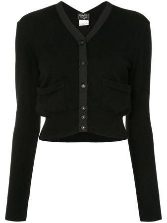 Chanel Pre-Owned 1995 Buttoned Cropped Cardigan - Farfetch