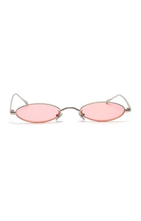 vintage pink oval glasses