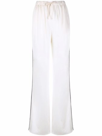 There Was One side-stripe pajama-style Trousers - Farfetch