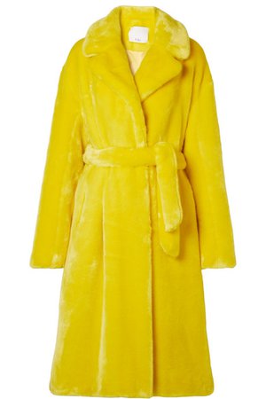Tibi | Oversized faux fur coat | NET-A-PORTER.COM