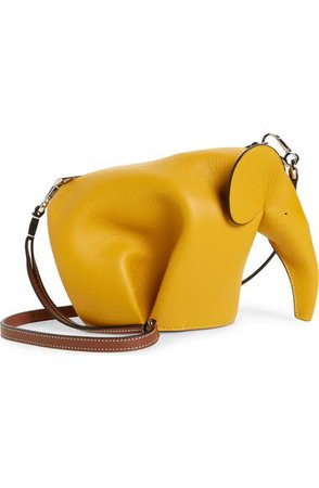 Loewe Mini Elephant Leather Crossbody Bag | Nordstrom