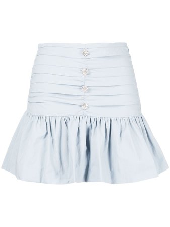 b+ab pleated-detail Flared Mini Skirt - Farfetch