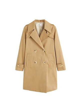 MANGO Double breasted trench