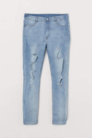 H&M+ Skinny High Waist Jeans - Blue