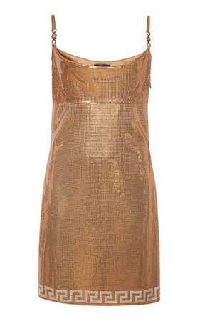 Metallic Lamè Slip Dress By Versace | Moda Operandi