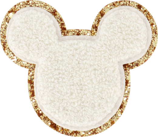 Flamingo Disney Mickey Mouse Glitter Varsity Patch