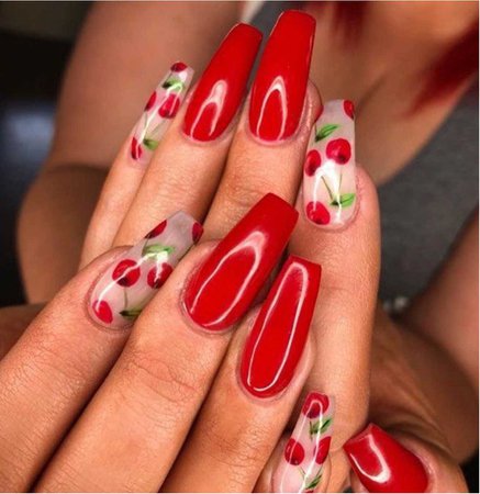 Red Cherry Nails