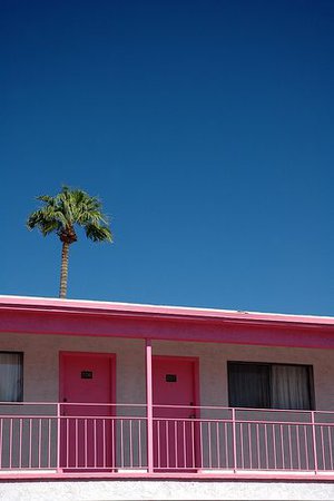 pink motel summer aesthetic
