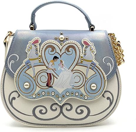 Disneylifestylers on Instagram: “First look at new Cinderella collection by  @dnhandbags coming soon to danielle-nicole.com Cinderella face crossbody  Oct 19, Gus…