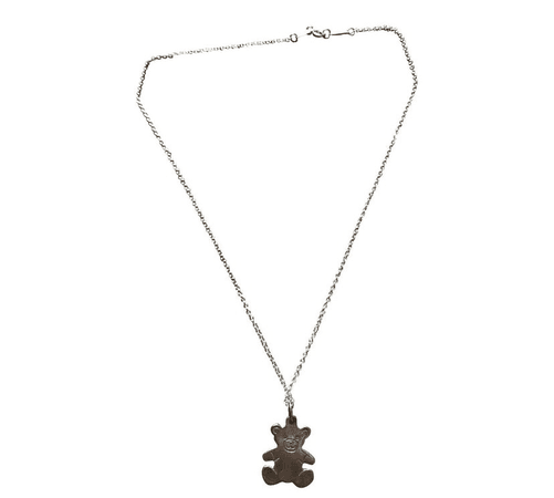 Tiffany & Co. Silver Teddy Bear Necklace