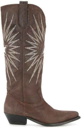 embroidered cowboy boots
