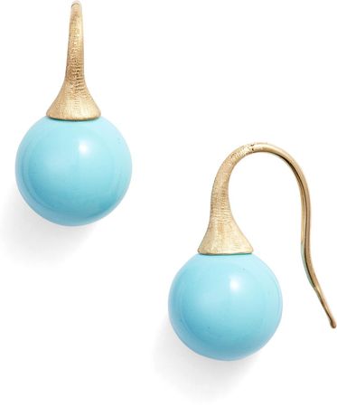 Africa Turquoise Drop Earrings