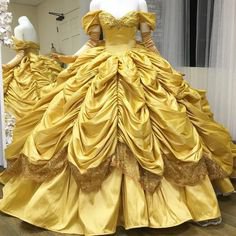gowns yellows