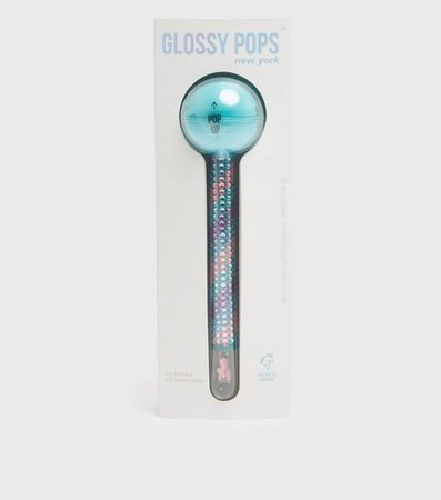 Glossy Pops Bright Blue Lip Balm and Lip Gloss Duo | New Look