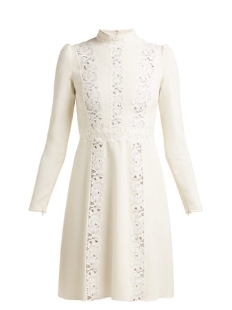 Lace-insert cady dress | Giambattista Valli | MATCHESFASHION.COM