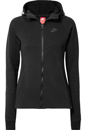 Nike | Tech Fleece cotton-blend jersey hoodie | NET-A-PORTER.COM