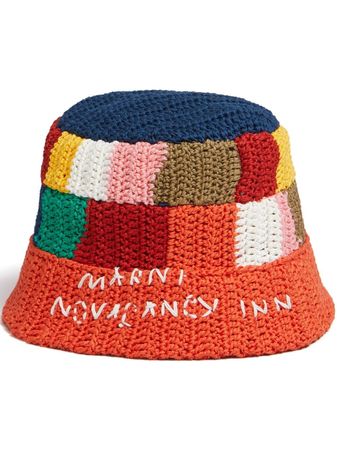 Marni Cotton Print Bucket Hat - Farfetch