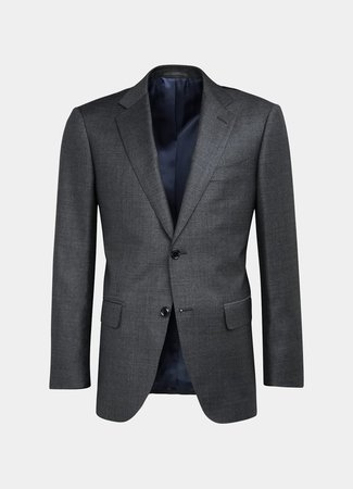 Grey Lazio Suit, blazer jacket