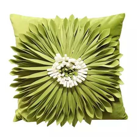 Avocado Green Sun Flower Throw Pillow Covers, Throw Pillow Covers Decor, Home Decor, Room Decor, Bedroom Decor, Living Room Decor, Car Decor, Sofa Decor - Temu