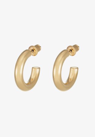 golden cirle earrings