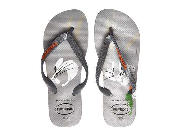 Havaianas - Looney Tunes Flip-Flops (Ice Grey) Men's Sandals