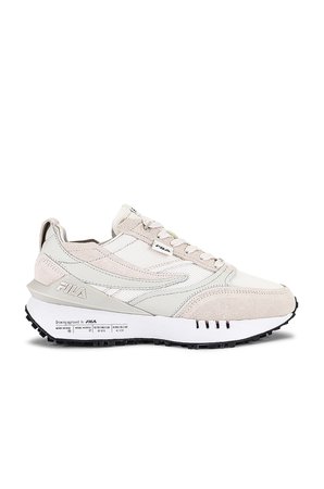 Fila Renno N Generation Sneaker in Gardenia & Silver Birch & White | REVOLVE