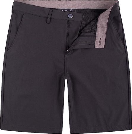 Brickline Hybrid Shorts for Mens, Chino Golf Stretch Board Shorts, Lightweight Stretch Gym Workout Shorts with Pockets, Regular Fit Quick Dry Black - 34 | Amazon.com