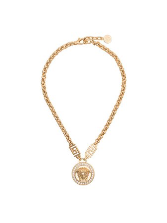 Versace Medusa Head crystal-embellished Necklace - Farfetch