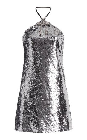Crystal-Trimmed Sequined Mini Dress By Rodarte | Moda Operandi