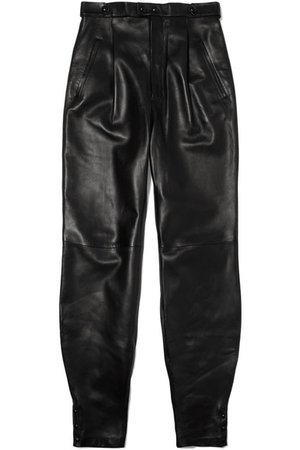 Givenchy | Leather tapered pants | NET-A-PORTER.COM